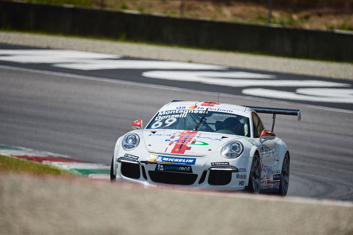 GDL Racing’s rookie Risto Vukov claims two top 10 finishes in the Carrera Cup Italia opener at Mugello