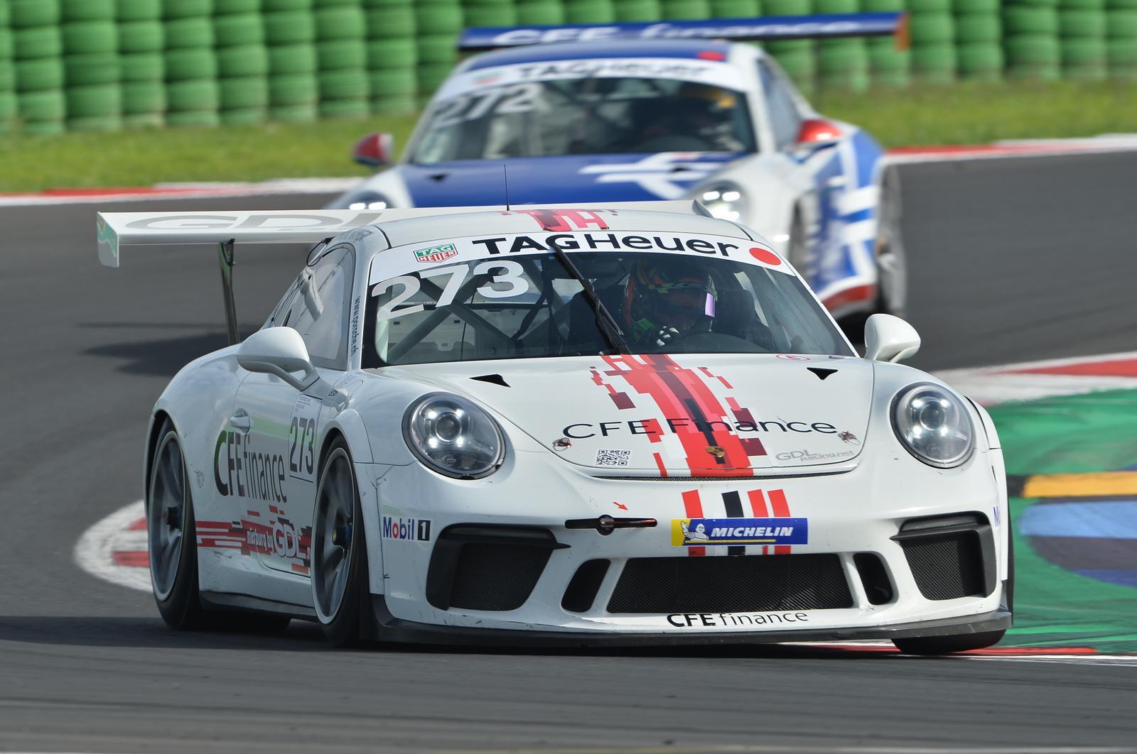 A Misano doppio podio di Cordoni nelle gare sprint della Porsche Sports Cup Suisse